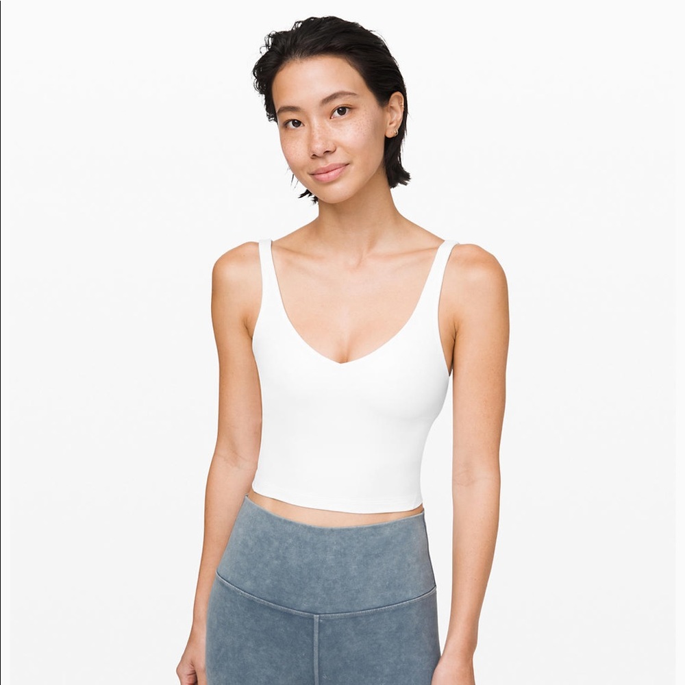 NWT lululemon white align tank